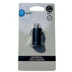 ONN 2.1 Amp Universal Car Charger New Unopened For Phones/Tablets Samsung LG